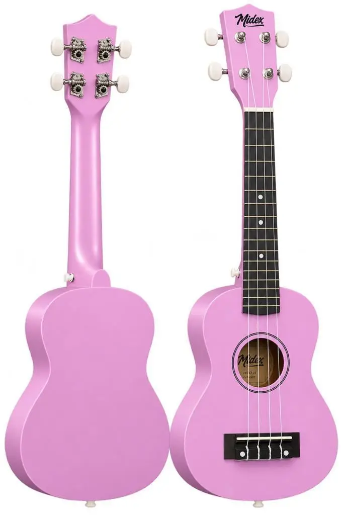 Midex UKX-233PU Lila Concert Ukulele (Askı Çanta Metod Pena)