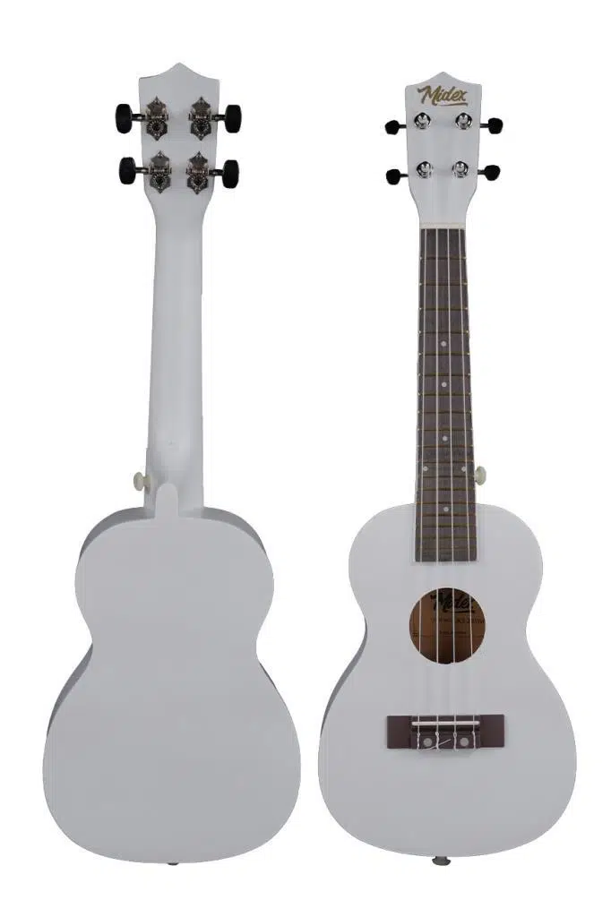 Midex UKX-233WH Beyaz Concert Ukulele (Askı Çanta Metod Pena)