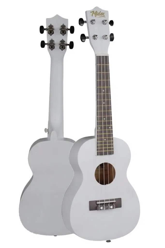 Midex UKX-233WH Beyaz Concert Ukulele (Askı Çanta Metod Pena)