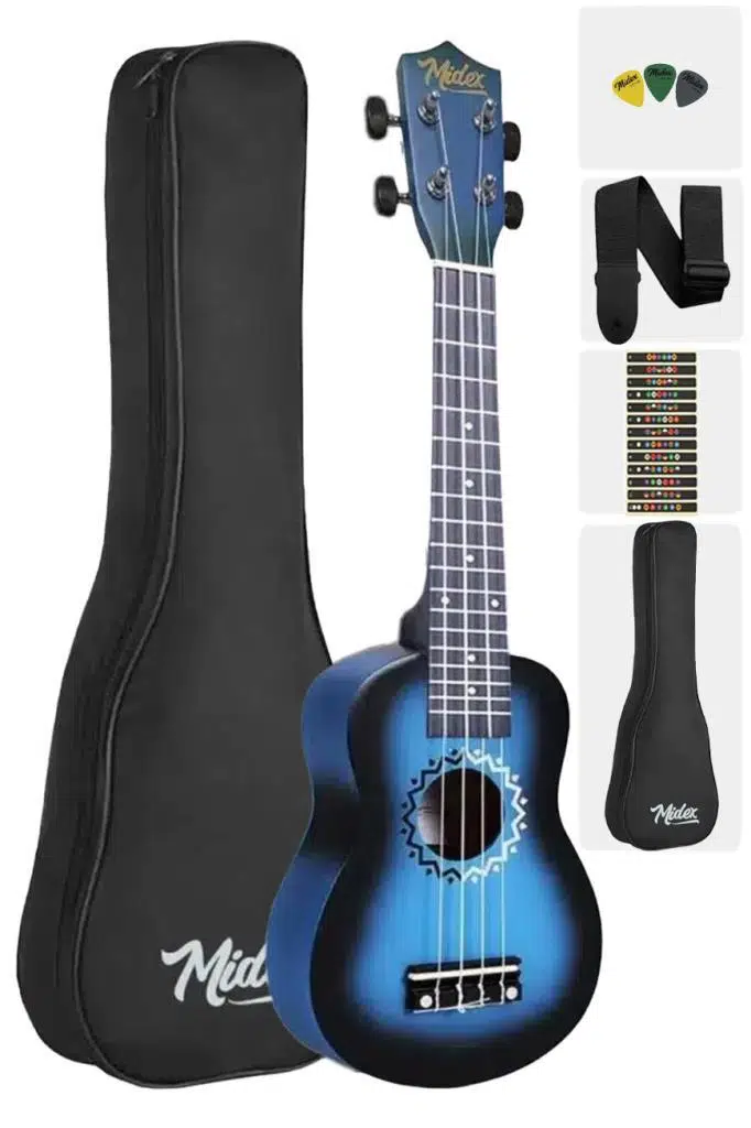 Midex UKX-600BL-OUT Sunburs Efektli Maun Concert Ukulele (OUTLET) Midex UKX-600BL-OUT Sunburs Efektli Maun Concert Ukulele (OUTLET)