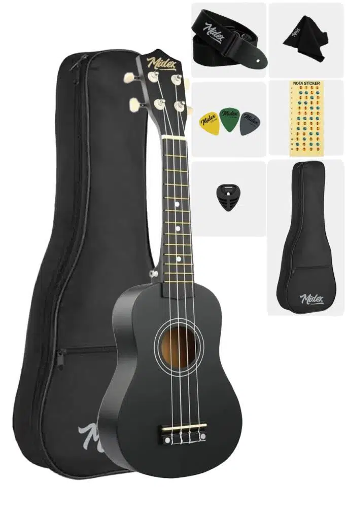 Midex UKX-901BK-OUT Soprano Ukulele (OUTLET) Midex UKX-901BK-OUT Soprano Ukulele (OUTLET)