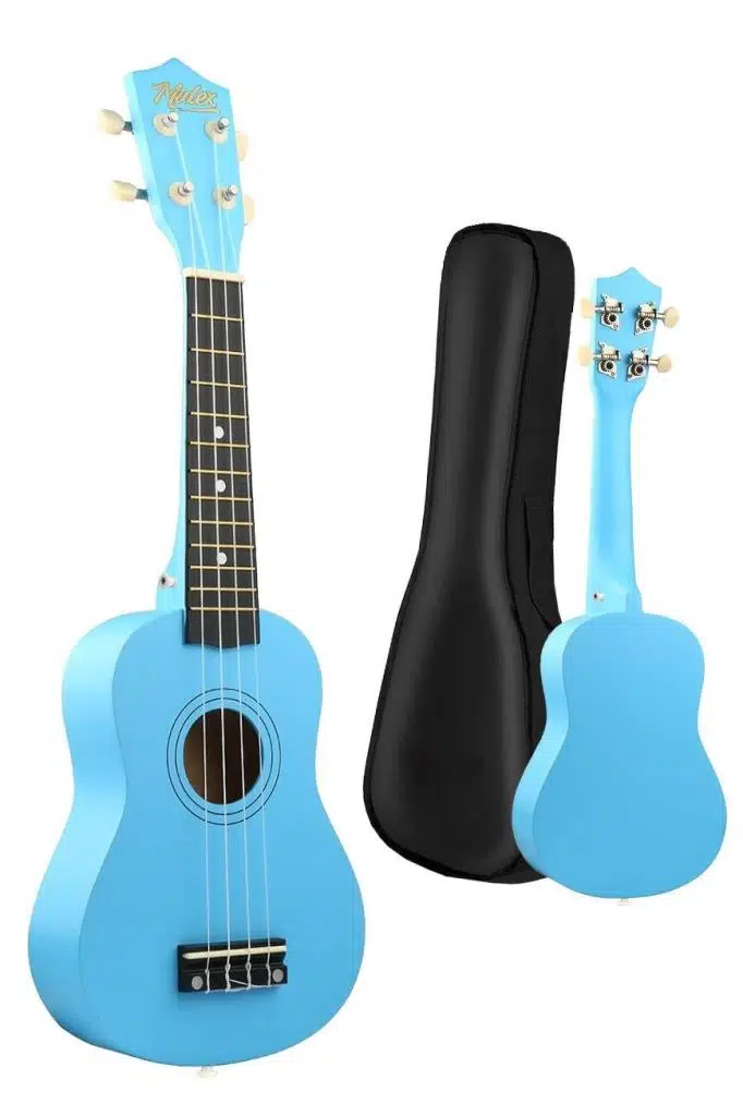 Midex UKX-901BL Mavi Soprano Ukulele (Askı Çanta Pena)