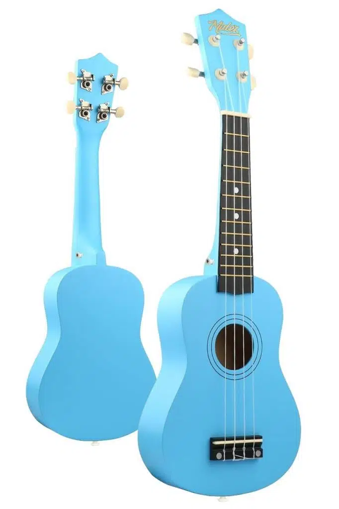 Midex UKX-901BL Mavi Soprano Ukulele (Askı Çanta Pena)