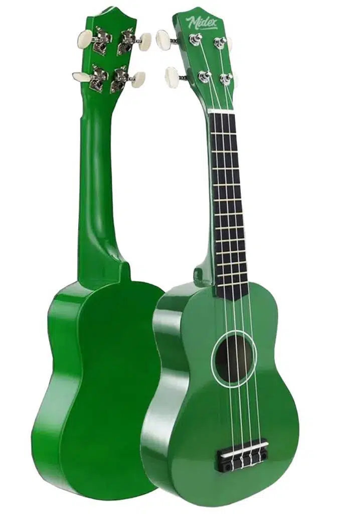 Midex UKX-901GR Yeşil Soprano Ukulele (Askı Çanta Metod Pena) Midex UKX-901GR Yeşil Soprano Ukulele (Askı Çanta Metod Pena)