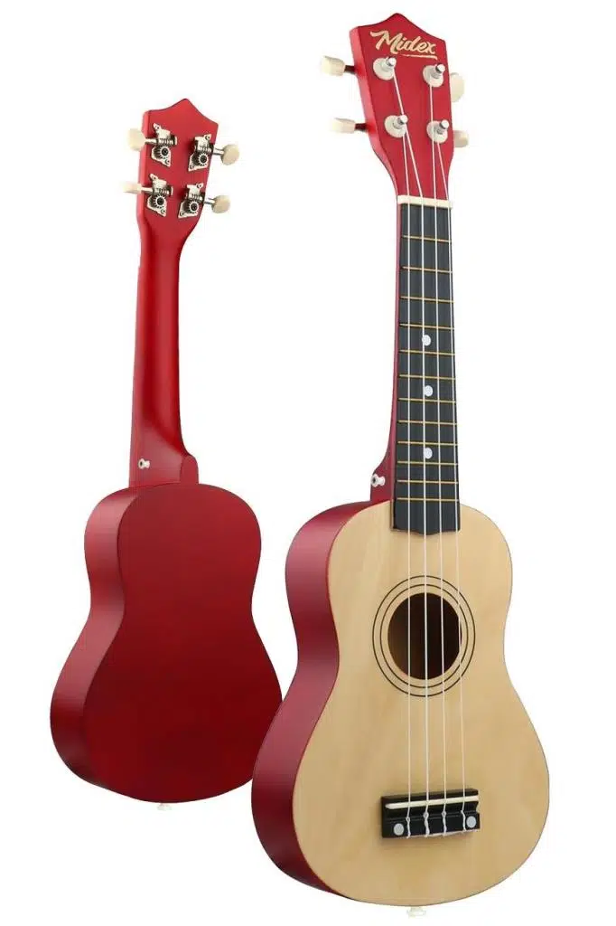 Midex UKX-901NT Naturel Soprano Ukulele (Askı Çanta Pena)