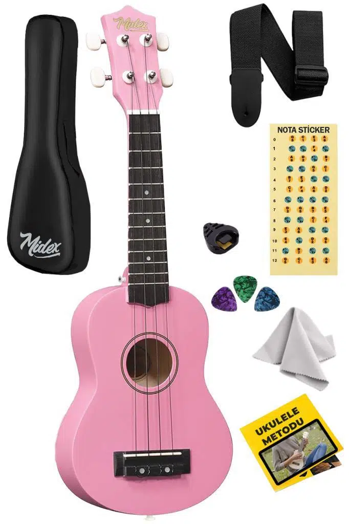 Midex UKX-901PK-OUT Soprano Ukulele (OUTLET) Midex UKX-901PK-OUT Soprano Ukulele (OUTLET)