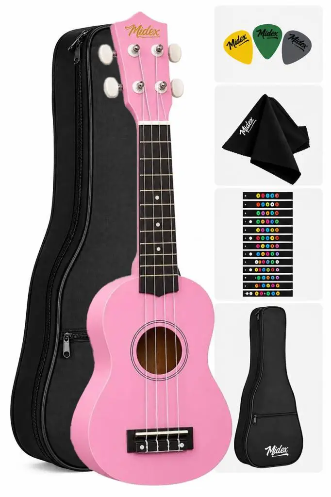 Midex UKX-901PK-OUT Soprano Ukulele (OUTLET)