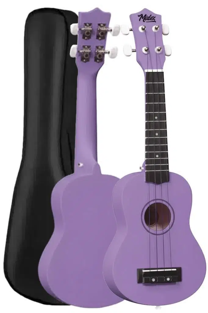 Midex UKX-901PRP Mor Soprano Ukulele (Askı Çanta Metod Pena) Midex UKX-901PRP Mor Soprano Ukulele (Askı Çanta Metod Pena)