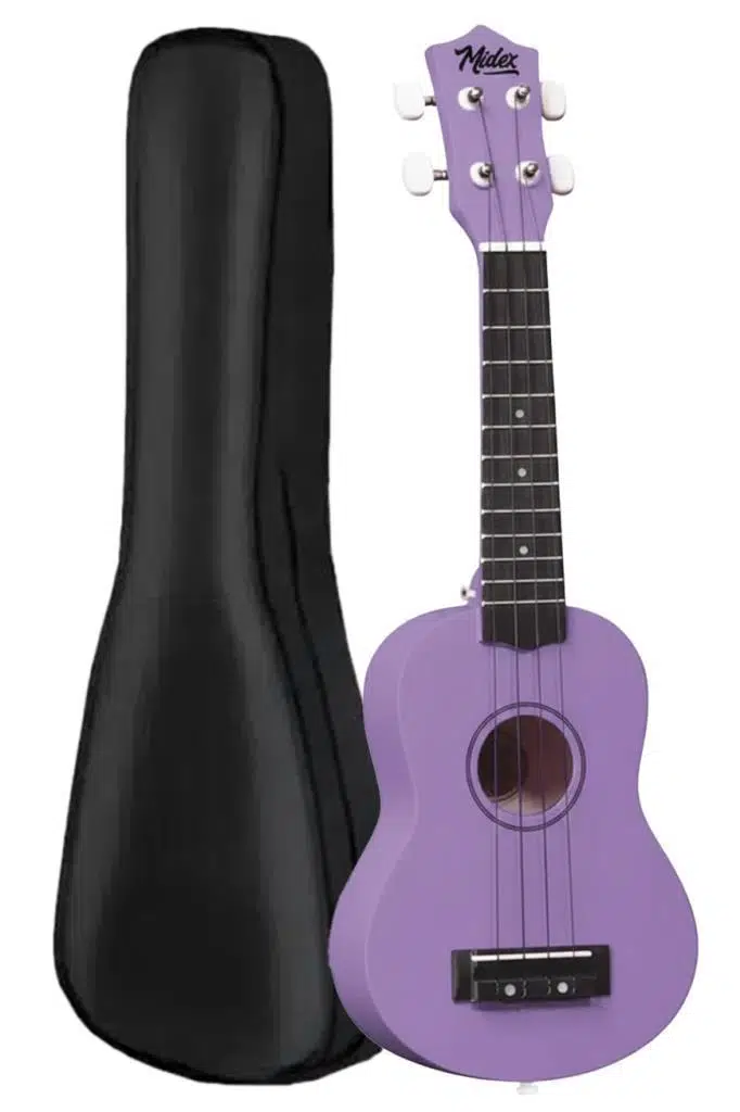 Midex UKX-901PRP Mor Soprano Ukulele (Askı Çanta Metod Pena) Midex UKX-901PRP Mor Soprano Ukulele (Askı Çanta Metod Pena)
