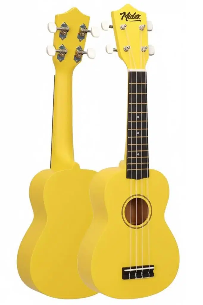 Midex UKX-901YLW Sarı Soprano Ukulele (Askı Çanta Metod Pena) Midex UKX-901YLW Sarı Soprano Ukulele (Askı Çanta Metod Pena)