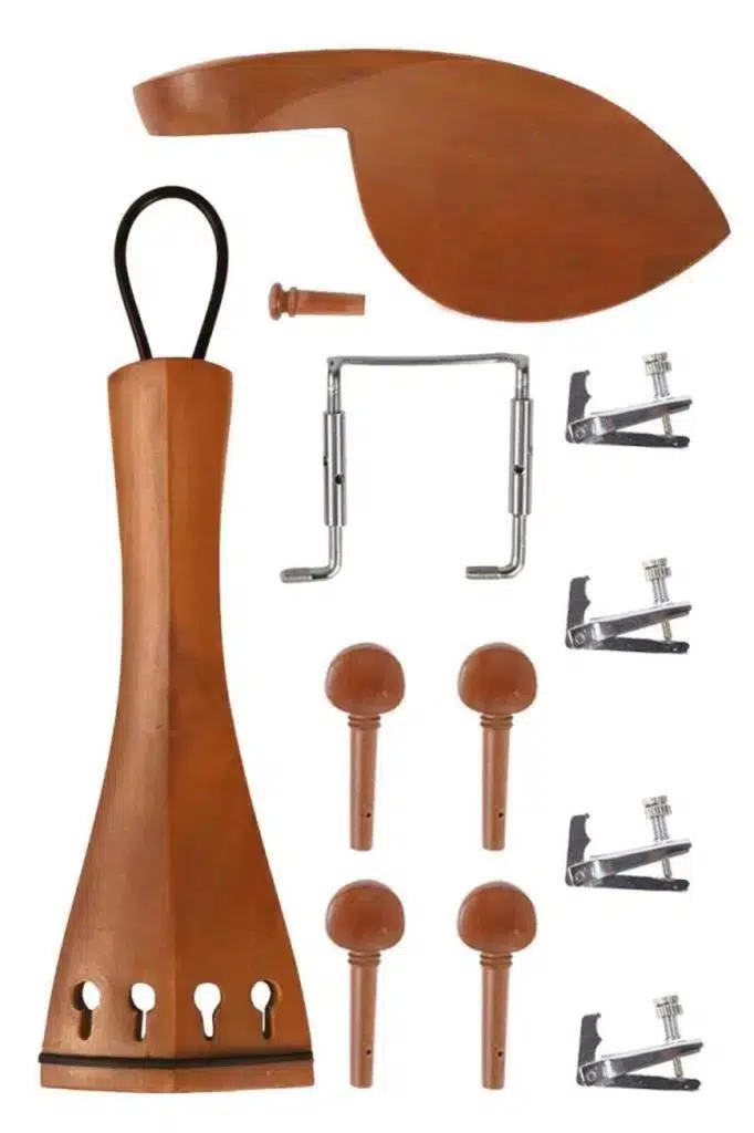 Midex VCA Pack-2 Set Keman İçin Kahve Şimşir Ağacı Aksesuar Seti (Çenelik Kuyruk Burgu Fix Kuyruk Pimi) Midex VCA Pack-2 Set Keman İçin Kahve Şimşir Ağacı Aksesuar Seti (Çenelik Kuyruk Burgu Fix Kuyruk Pimi)