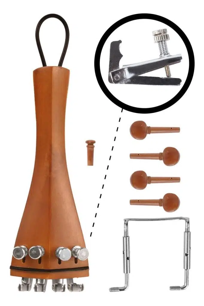 Midex VCA Pack-2 Set Keman İçin Kahve Şimşir Ağacı Aksesuar Seti (Çenelik Kuyruk Burgu Fix Kuyruk Pimi) Midex VCA Pack-2 Set Keman İçin Kahve Şimşir Ağacı Aksesuar Seti (Çenelik Kuyruk Burgu Fix Kuyruk Pimi)