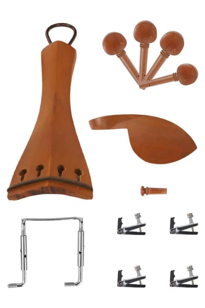 Midex VCA Pack-2 Set Keman İçin Kahve Şimşir Ağacı Aksesuar Seti (Çenelik Kuyruk Burgu Fix Kuyruk Pimi) Midex VCA Pack-2 Set Keman İçin Kahve Şimşir Ağacı Aksesuar Seti (Çenelik Kuyruk Burgu Fix Kuyruk Pimi)