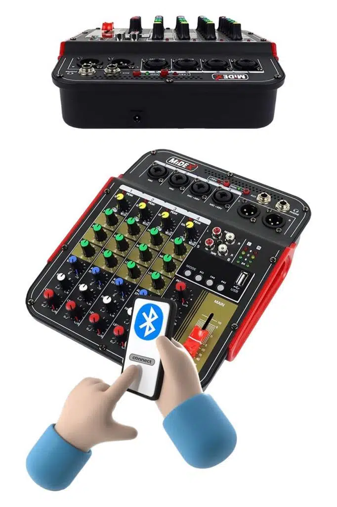 Midex Vokal Paket-1 MX2020 Mikrofon ve MDX-04FXU Stüdyo Mikseri Kulaklık Full Set Midex Vokal Paket-1 MX2020 Mikrofon ve MDX-04FXU Stüdyo Mikseri Kulaklık Full Set
