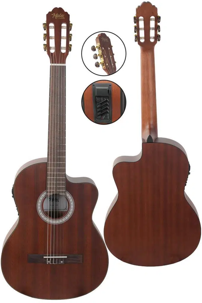 Midex X48-EQ Ekolayzerli Profesyonel Elektro Klasik Gitar Seti Maun Ağacı El Yapımı Midex X48-EQ Ekolayzerli Profesyonel Elektro Klasik Gitar Seti Maun Ağacı El Yapımı