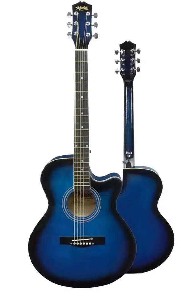 Midex XC-200BL Kaliteli Akustik Gitar Seti 40 İnç 4/4 Yetişkin Full Set