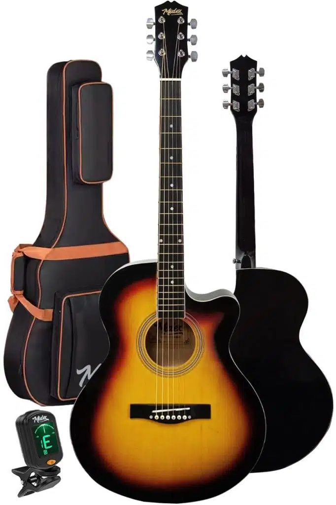 Midex XC-200SB Kaliteli Akustik Gitar Seti 40 İnç 4/4 Yetişkin Full Set Midex XC-200SB Kaliteli Akustik Gitar Seti 40 İnç 4/4 Yetişkin Full Set