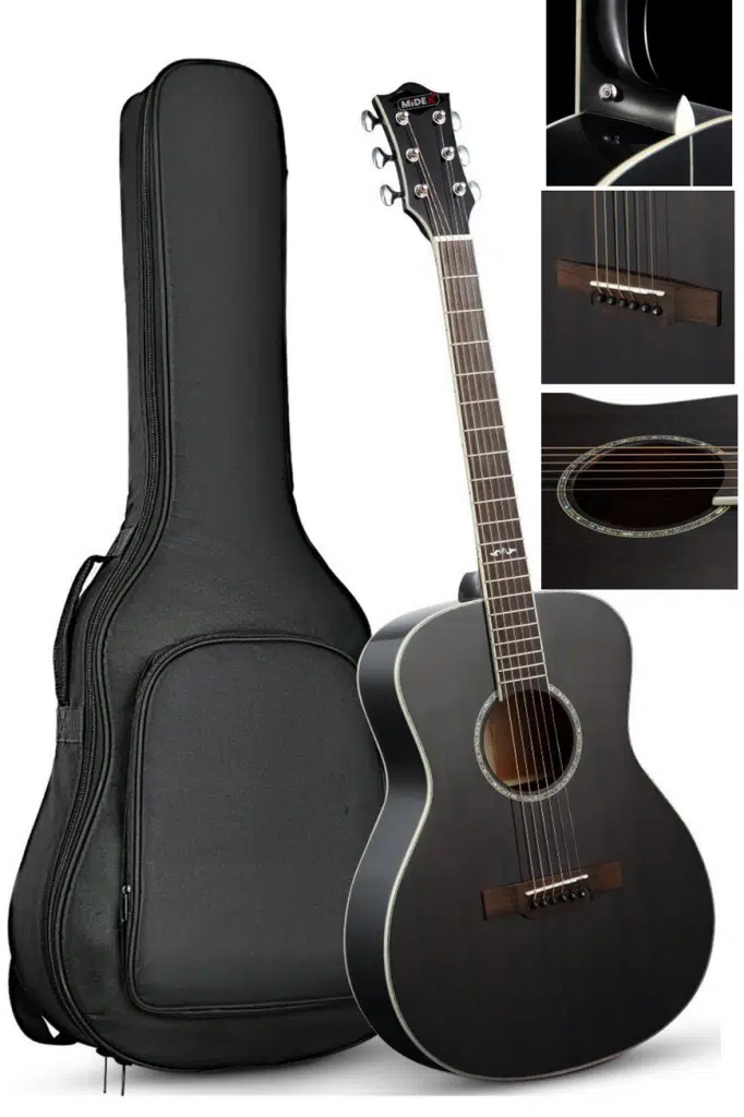 Midex XC-250BK Profesyonel Akustik Gitar 4/4 Yetişkin Üst Segment (Gigbag Çanta Tuner Capo Askı Pena) Midex XC-250BK Profesyonel Akustik Gitar 4/4 Yetişkin Üst Segment (Gigbag Çanta Tuner Capo Askı Pena)