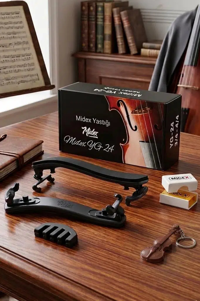 Midex YG-24 Çocuk Kemanı Yastığı 1/4 ve 1/2 Uyumlu (Reçine Hediye) Midex YG-24 Çocuk Kemanı Yastığı 1/4 ve 1/2 Uyumlu (Reçine Hediye)