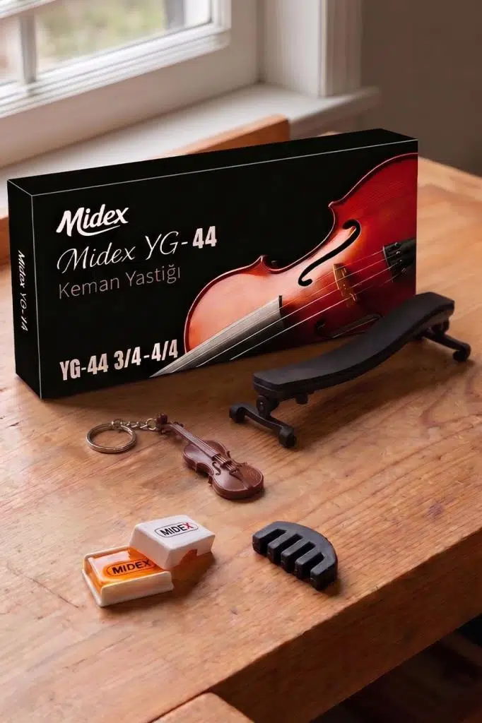 Midex YG-44R Keman Yastığı Profesyonel (Adet) 4/4 ve 3/4 Uyumlu (Reçine Hediye)
