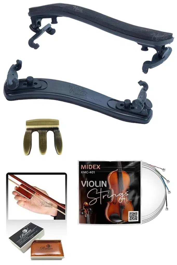 Midex YST-04 Set 4/4 Keman Yastığı Keman Teli Metal Susturucu ve Reçine Seti Midex YST-04 Set 4/4 Keman Yastığı Keman Teli Metal Susturucu ve Reçine Seti