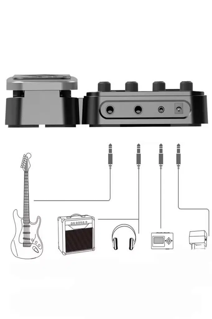 Nux MG-100 Multi-Efekt Gitar Efekt Pedalı Gitar Prosesörü