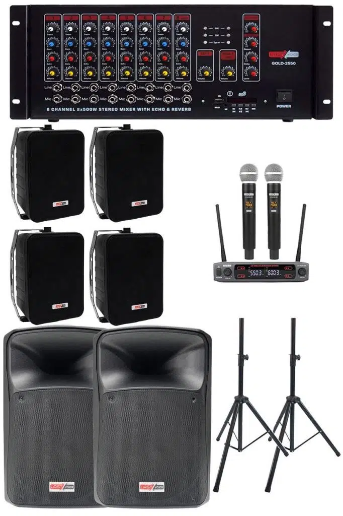 Okul Ses Sistemi İdeal İç-Dış Anfi Hoparlör Sistemi Full Paket-2 Okul Ses Sistemi İdeal İç-Dış Anfi Hoparlör Sistemi Full Paket-2