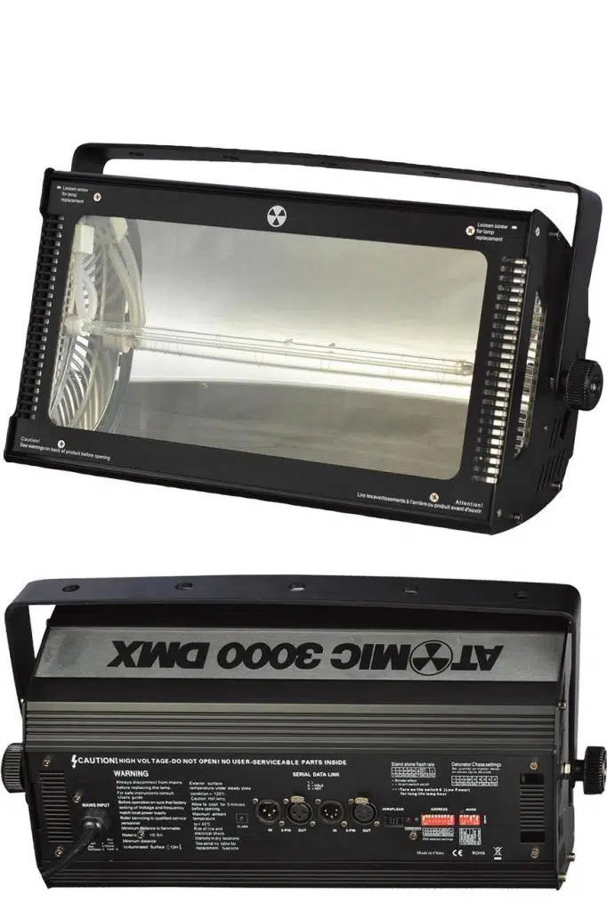 Quenlite Atomix-3000 DMX Strobe Light Çakar Işık 3000 Watt DMX Kontrol Disko Sahne Işık