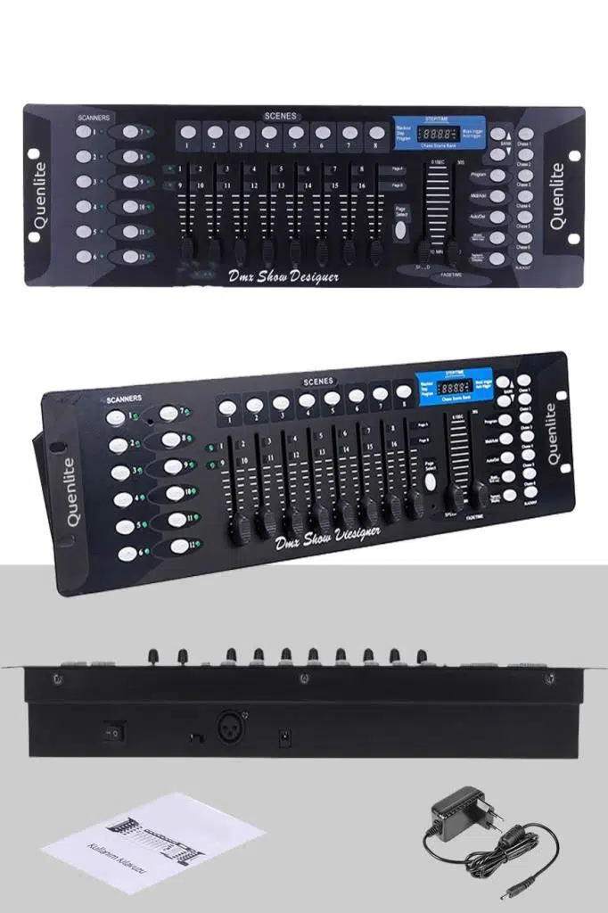 Quenlite DMX-1 Işık Kontrol Mikseri Masası DMX512 192 Kanal Quenlite DMX-1 Işık Kontrol Mikseri Masası DMX512 192 Kanal