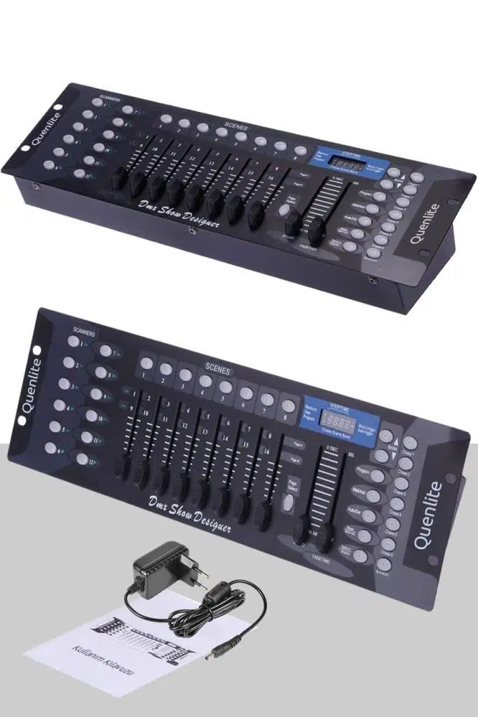 Quenlite DMX-1 Işık Kontrol Mikseri Masası DMX512 192 Kanal Quenlite DMX-1 Işık Kontrol Mikseri Masası DMX512 192 Kanal
