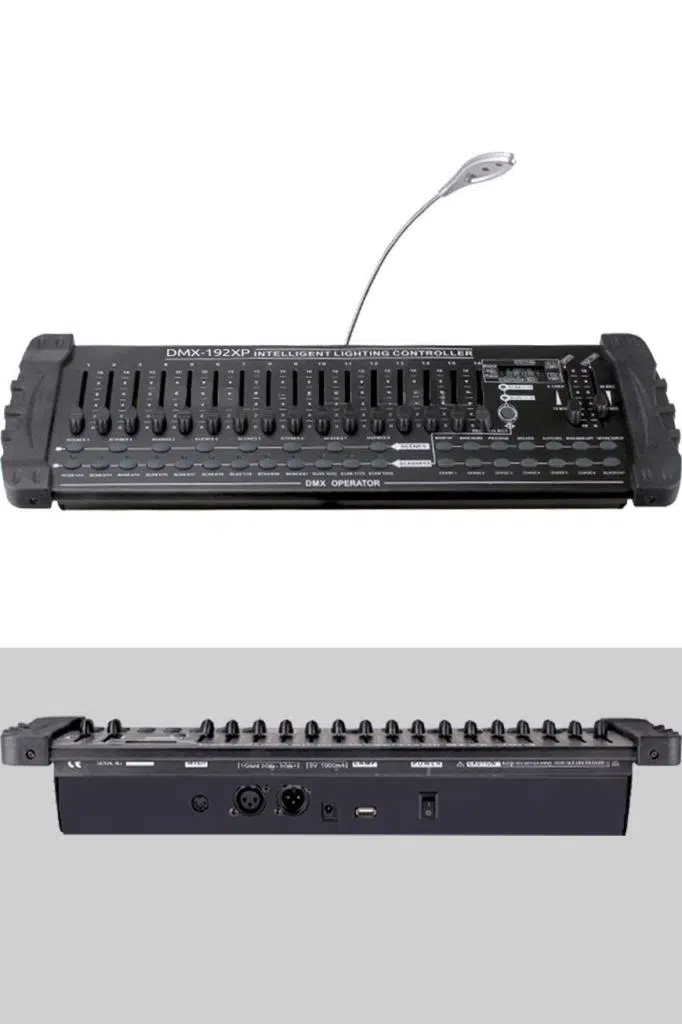 Quenlite DMX-192XP Işık Kontrol Mikseri Masası Led Aydınlatmalı 384 Kanal Quenlite DMX-192XP Işık Kontrol Mikseri Masası Led Aydınlatmalı 384 Kanal