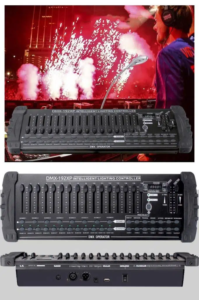 Quenlite DMX-192XP Işık Kontrol Mikseri Masası Led Aydınlatmalı 384 Kanal Quenlite DMX-192XP Işık Kontrol Mikseri Masası Led Aydınlatmalı 384 Kanal
