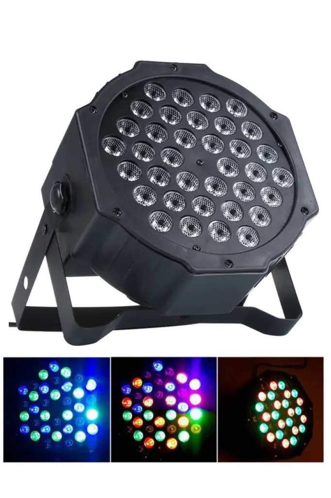 Quenlite Par-136X Led Par Sahne Işık Sistemi 1x36 Watt RGB DMX512