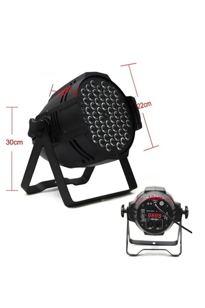 Quenlite Par-354X DMX RGB Led Par Sahne Işık Sistemi 3x54 Watt Quenlite Par-354X DMX RGB Led Par Sahne Işık Sistemi 3x54 Watt