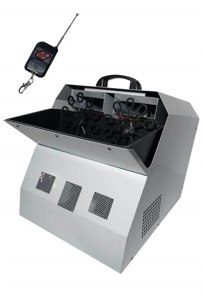 Quenlite QB-1200LK Bubble Machine Baloncuk Makinesi Uzaktan Kumandalı 1200 Watt (LİKİT DAHİL)