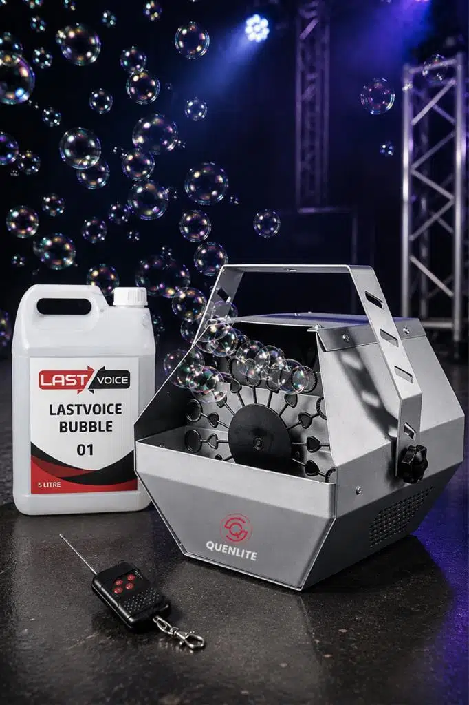 Quenlite QB-400LK Baloncuk Makinesi + 5 Litre Likit (Uzaktan Kumandalı)