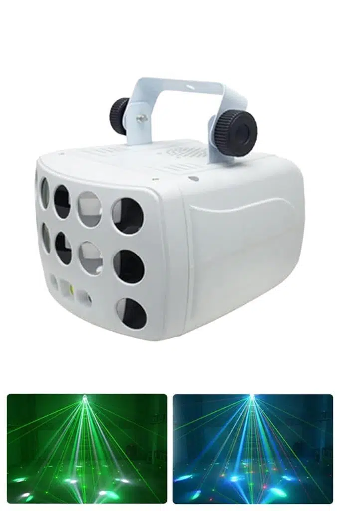 Quenlite QD-110 DMX Disko Led Lazer Strobe Işık Kelebek Efekti Parti Eğlence Işık RGBW 3in1 Quenlite QD-110 DMX Disko Led Lazer Strobe Işık Kelebek Efekti Parti Eğlence Işık RGBW 3in1