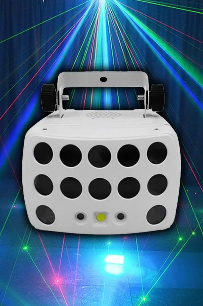Quenlite QD-110 DMX Disko Led Lazer Strobe Işık Kelebek Efekti Parti Eğlence Işık RGBW 3in1 Quenlite QD-110 DMX Disko Led Lazer Strobe Işık Kelebek Efekti Parti Eğlence Işık RGBW 3in1