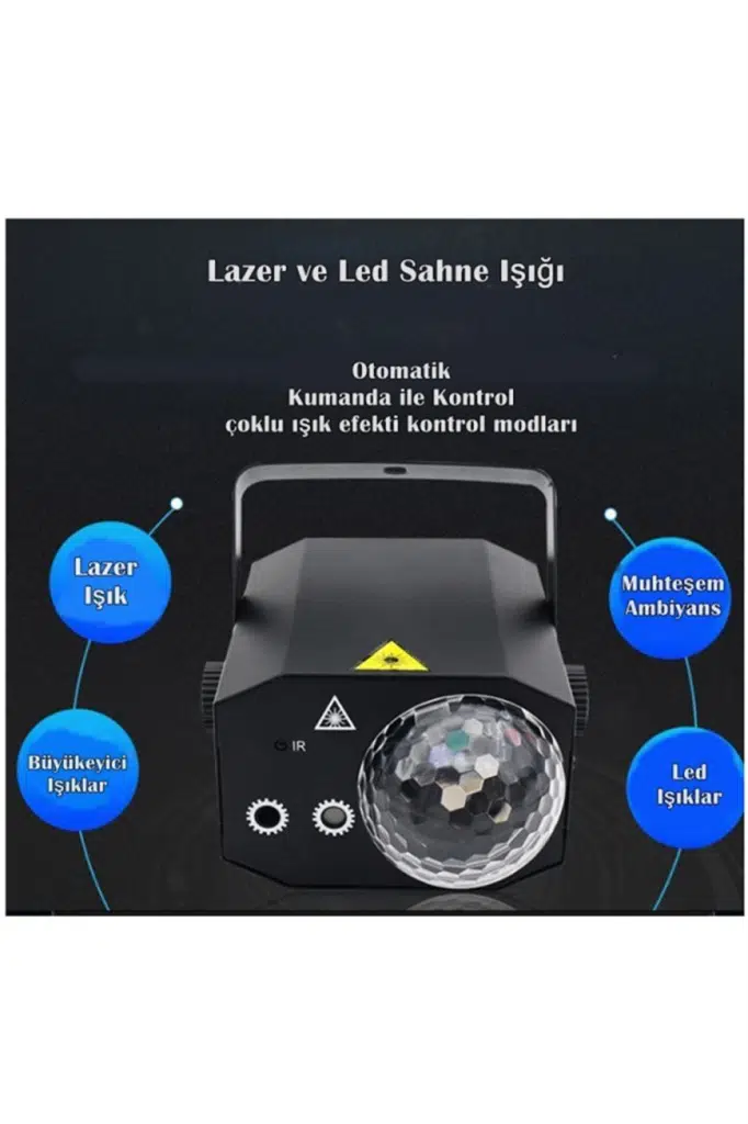 Quenlite QD-16 RGB Sahne Led ve Lazer Işık 16 Çeşit Desen Quenlite QD-16 RGB Sahne Led ve Lazer Işık 16 Çeşit Desen