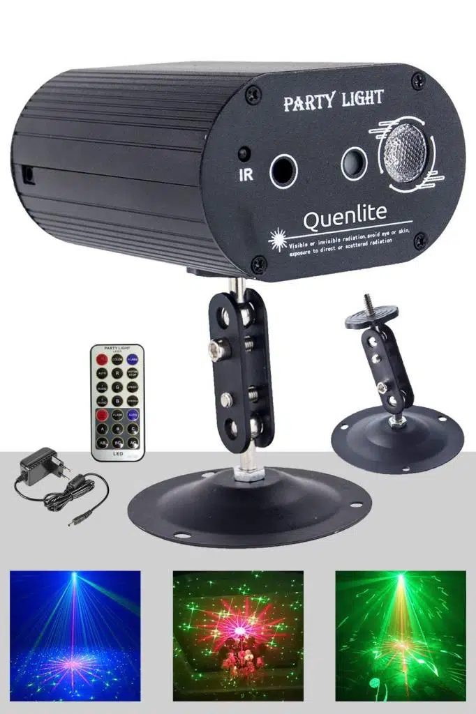 Quenlite QD-50 RGB Sahne Disko Led ve Lazer Işık Bir Arada 12 Çeşit Desen Quenlite QD-50 RGB Sahne Disko Led ve Lazer Işık Bir Arada 12 Çeşit Desen