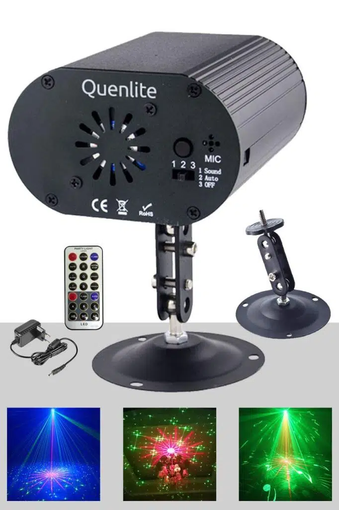 Quenlite QD-50 RGB Sahne Disko Led ve Lazer Işık Bir Arada 12 Çeşit Desen Quenlite QD-50 RGB Sahne Disko Led ve Lazer Işık Bir Arada 12 Çeşit Desen