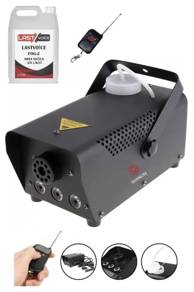 Quenlite QL-700 Sis Makinası 700 Watt Kablosuz Kumandalı Quenlite QL-700 Sis Makinası 700 Watt Kablosuz Kumandalı