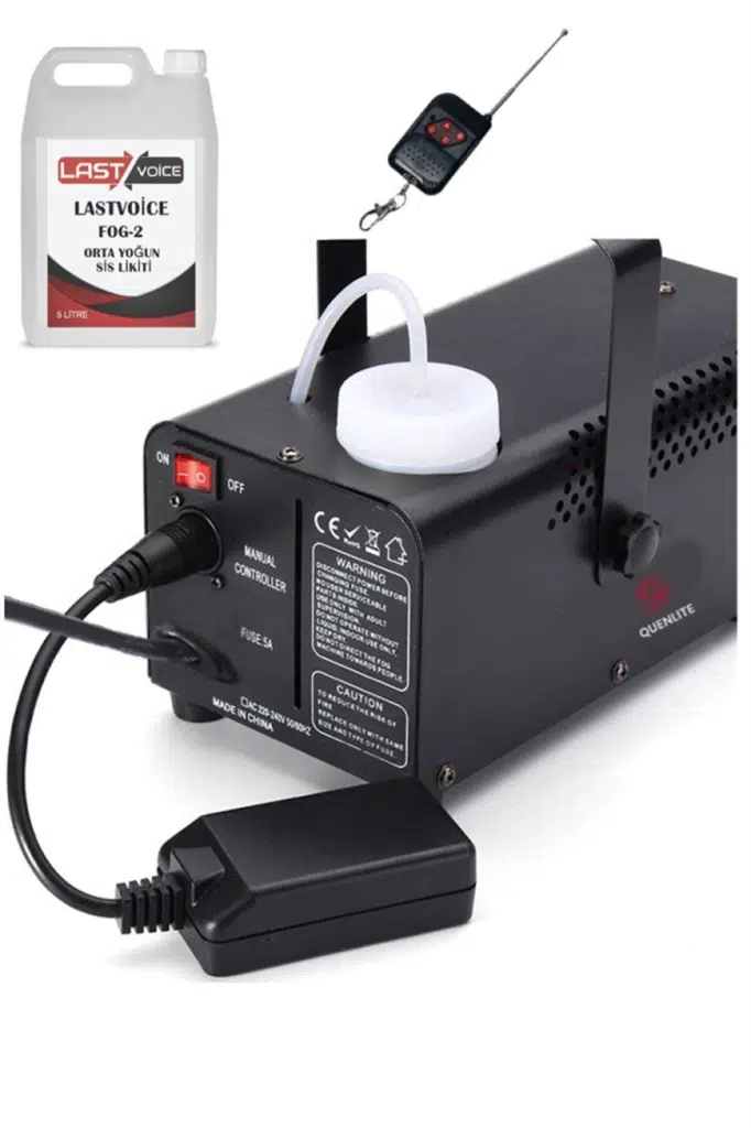 Quenlite QL-700LK Sis Makinası 700 Watt + 5 Litre Likit Quenlite QL-700LK Sis Makinası 700 Watt + 5 Litre Likit