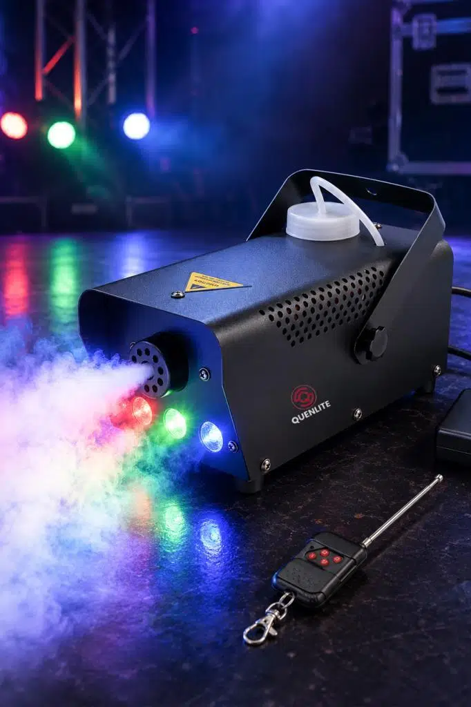 Quenlite QL-700RGB Sis Makinası 700 Watt LED Işıklı ve Kumandalı Quenlite QL-700RGB Sis Makinası 700 Watt LED Işıklı ve Kumandalı
