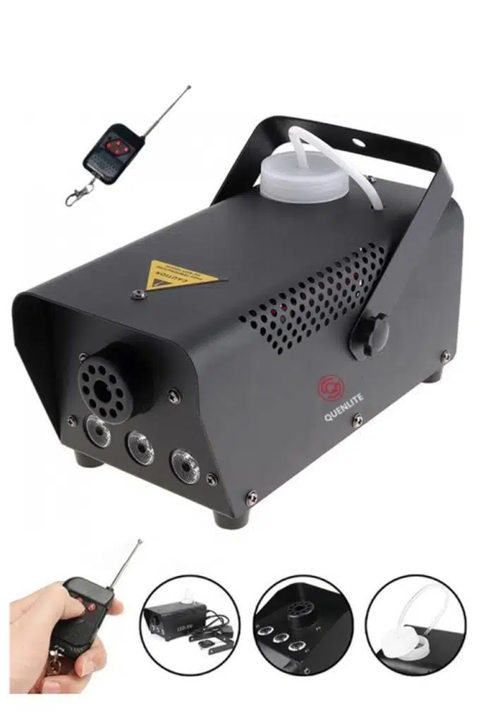 Quenlite QL-700RGB Sis Makinası 700 Watt LED Işıklı ve Kumandalı Quenlite QL-700RGB Sis Makinası 700 Watt LED Işıklı ve Kumandalı