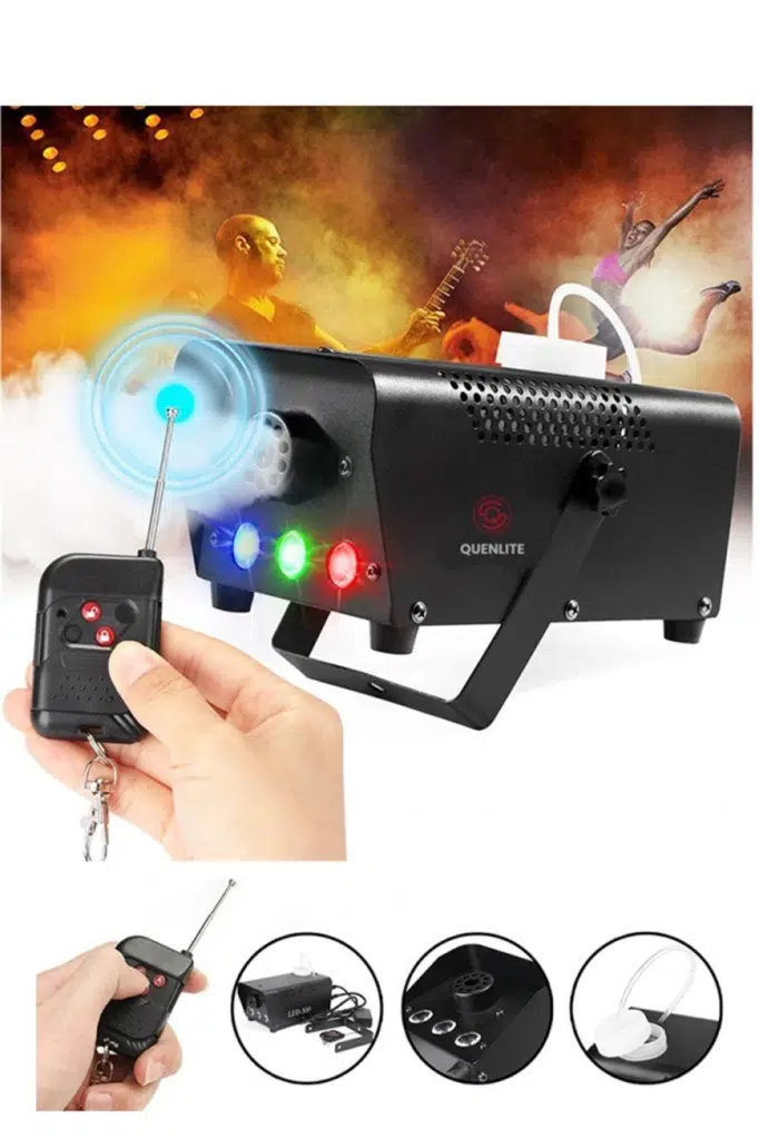 Quenlite QL-700RGB Sis Makinası 700 Watt LED Işıklı ve Kumandalı Quenlite QL-700RGB Sis Makinası 700 Watt LED Işıklı ve Kumandalı