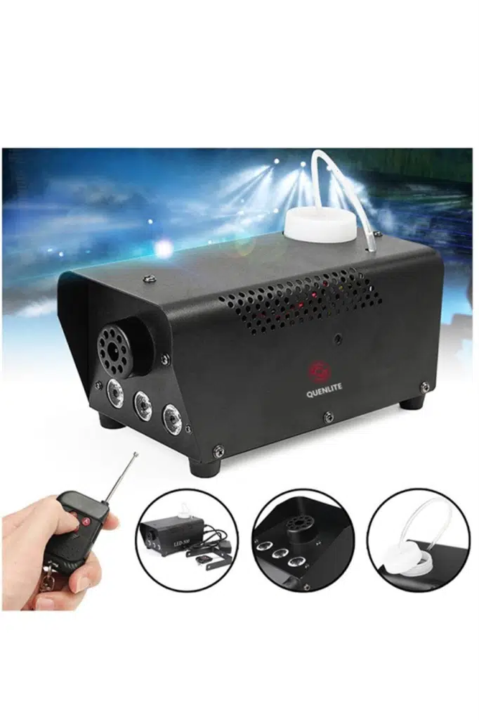 Quenlite QL-700RGB Sis Makinası 700 Watt LED Işıklı ve Kumandalı Quenlite QL-700RGB Sis Makinası 700 Watt LED Işıklı ve Kumandalı
