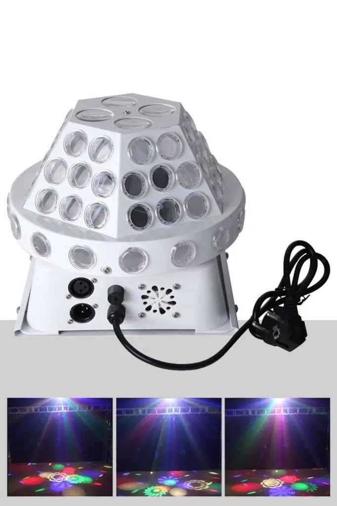 Quenlite QR-650 DMX Profesyonel Dönerli RGB LED Top Işık Disko Sahne Işık Sistemi Quenlite QR-650 DMX Profesyonel Dönerli RGB LED Top Işık Disko Sahne Işık Sistemi
