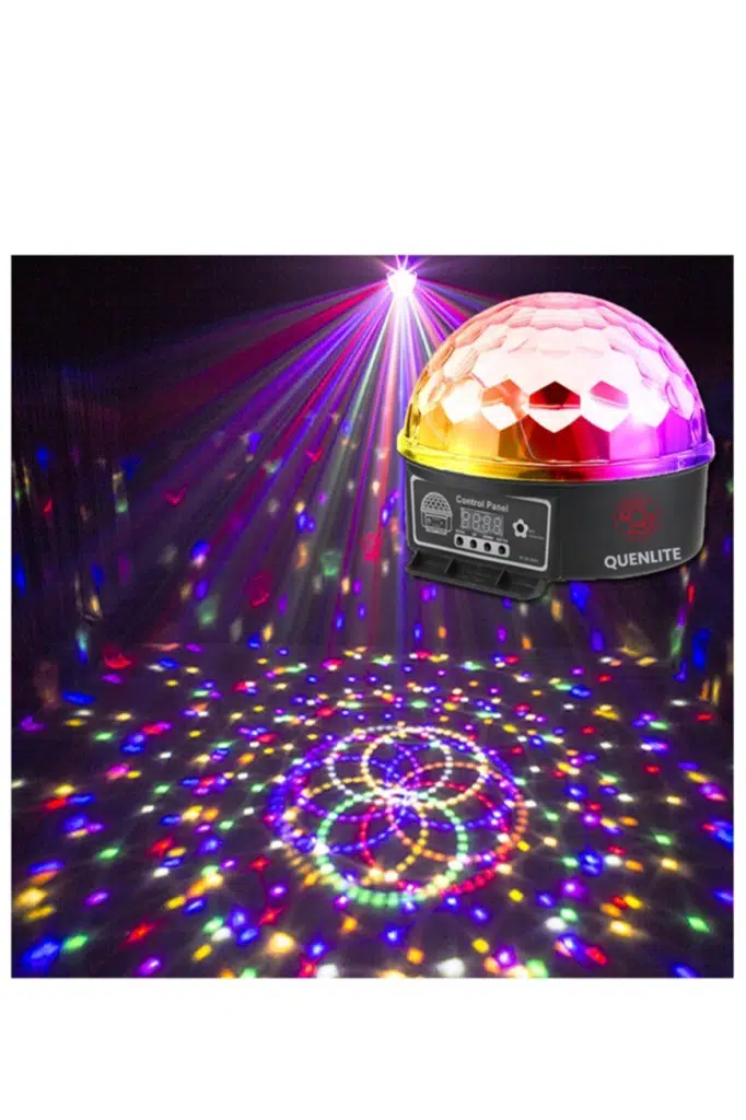 Quenlite QX-61 RGBW DMX512 Sahne Küre Led Işık Sistemi 6x1W Disko Işığı Quenlite QX-61 RGBW DMX512 Sahne Küre Led Işık Sistemi 6x1W Disko Işığı