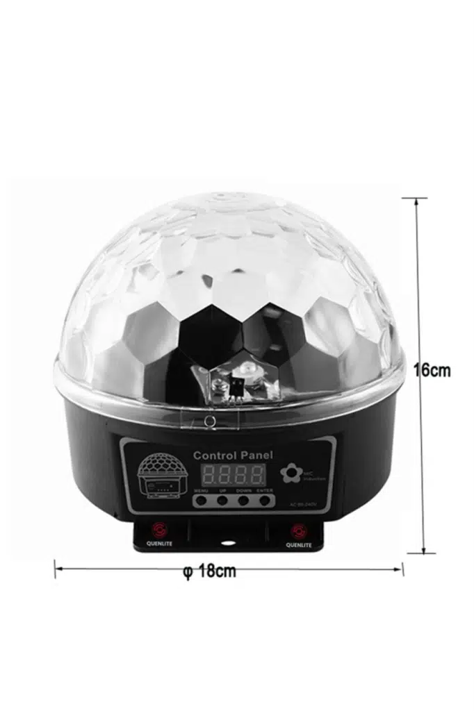 Quenlite QX-61 RGBW DMX512 Sahne Küre Led Işık Sistemi 6x1W Disko Işığı Quenlite QX-61 RGBW DMX512 Sahne Küre Led Işık Sistemi 6x1W Disko Işığı